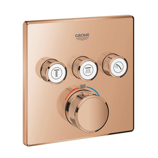 Grohe Grohtherm Smartcontrol Mitigeur douche - thermostatique - avec inverseur 3 voies - Warm sunset brillant (cuivre)