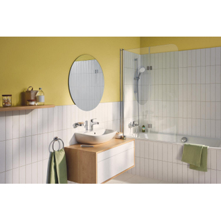 Grohe Euroeco Mitigeur lavabo - M size - avec bonde pup up - Chrome