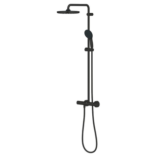 Grohe Tempesta system 250 Douche pluie - rond - avec robinet thermostatique - Noir mat