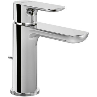 Villeroy & Boch O.novo ensemble de robinet à une poignée avec bonde à tirette - chrome