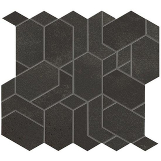 Atlas Concorde Boost Carreau mosaïque - 30x35cm - 9mm - rectifié - Porcellanato - Smoke (Anthracite)