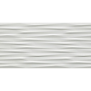 Atlas Concorde 3D Wall Design Wandtegel - 80x40cm - 10mm - gerectificeerd - Blade White (Wit)
