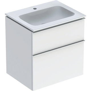Ensemble de meuble Geberit iCon 60x63x48cm 2 tiroirs avec softclose Panneau de particules Blanc