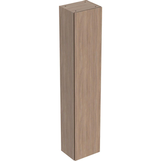 Geberit iCon badkamerkast 36x180x29.1cm 1 deur met softclose Spaanplaat Eiken