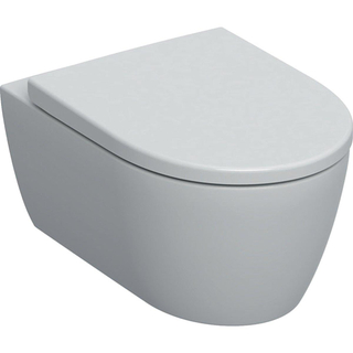 Geberit iCon WC suspendu - 36x53x37.5cm - abattant softclose - sans bride - quickrelease - Blanc mat