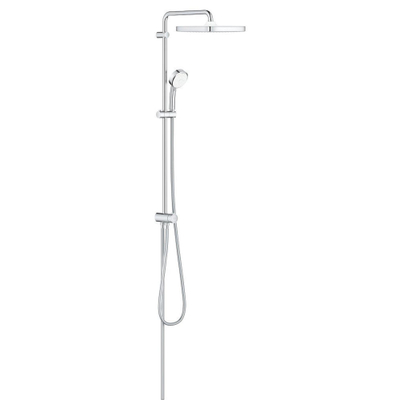 GROHE Tempesta cosmopolitan système 250 cubeflex colonne de douche avec vanne déviatrice pour montage mural chromé