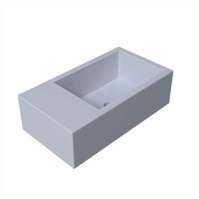 Royal Plaza Rodik lave-mains 40x22cm trou de robinetterie à gauche blanc brillant