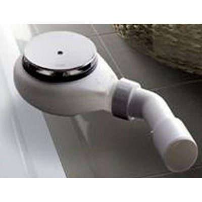 Viega Tempoplex bonde de receveur de douche 60mm de hauteur complet 115x40/50 pour receveur de douche avec trou 90mm chrome