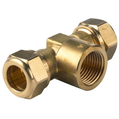 VSH Super Autofreinant T en laiton réducteur 22x3/4 bidrx22mm conique