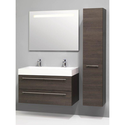 Royal Plaza Meece Meuble sous lavabo 70x52cm avec 2 tiroirs Chêne