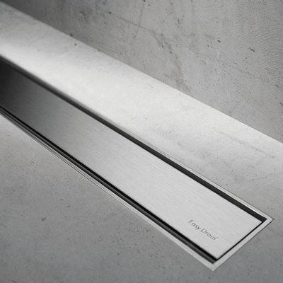 Easydrain Compact taf verlaagd douchegoot rooster 60cm zero voor tegeldikte 3 13 mm rvs - OUTLET UDEN
