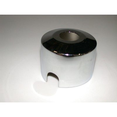 De Beer rosace de robinet chromée 1/2 x40mm avec découpe de 15mm pour montage sur mur