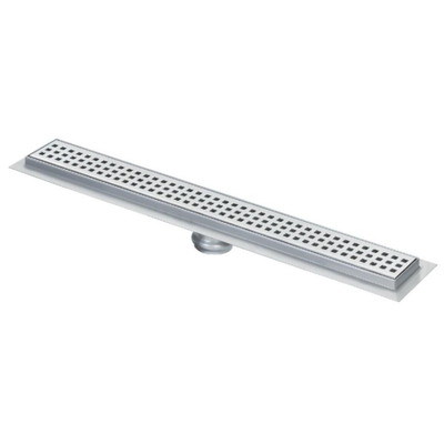 Caniveau Van Den Berg Premium line 100cm avec évacuation latérale en inox