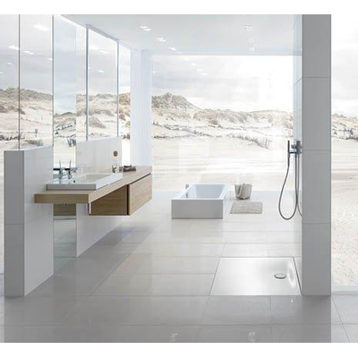 Bette Floor Side receveur de douche tôle d'acier carré 120x120cm blanc