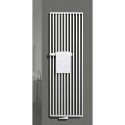Vasco Arche VVL radiateur design avec tubes verticaux et barre porte-serviettes gauche 470x1800mm 1050 watt blanc