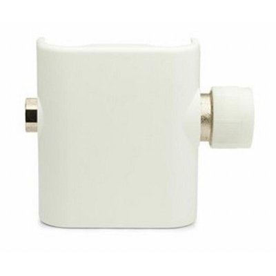 Vasco ensemble de robinetterie coudé + cache droit blanc