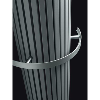 Vasco Carre Halfrond CR O designradiator halfrond verticaal 350x1800mm 1528 watt antraciet