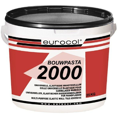 Eurocol Bouwpasta 2000 tegelpastalijm emmer a 18 kg.