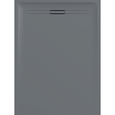Geberit Sestra Douchevloer - 120x70cm - structuur grijs leisteen