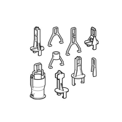 Geberit Ensemble de brides universel pour valve de fond