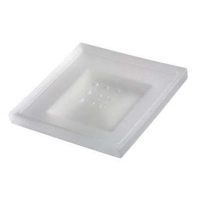 Geesa Modern art inzet voor zeephouder glas mat dicht voor 3503 02