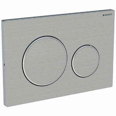 Geberit Sigma 20 Bouton de commande WC inox brossé/poli/brossé SECOND CHOIX
