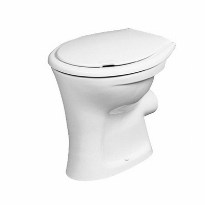 Ideal Standard closet staand +6cm met spoelrand vlakspoel PK wit