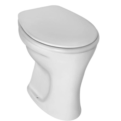Ideal Standard closet staand +6cm met spoelrand vlakspoel AO wit