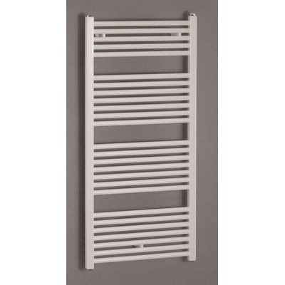 Zehnder Zeno Radiateur sèche-serviettes - 118,4x45cm - 509 watts - Acier - Blanc brillant