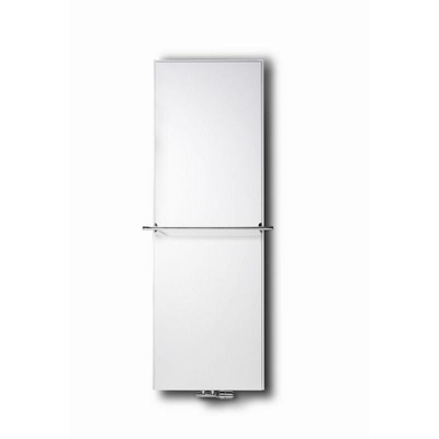 Vasco Flat V Line paneelradiator vlak type 21 600x1800mm 1680W aansluiting 8008 wit structuur