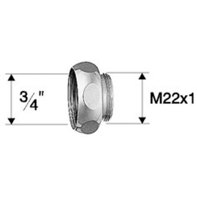 Neoperl Verloopring 3/4"Bi Xm22 Bu