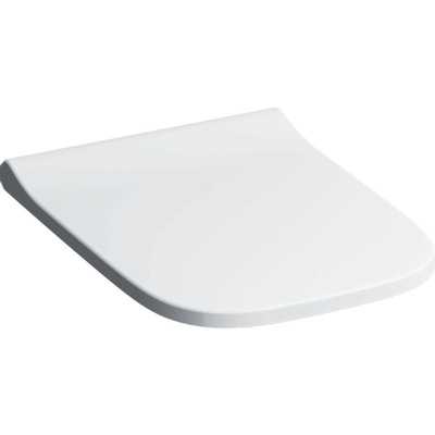 Geberit Smyle Square abattant de WC avec couvercle avec frein de chute topfix blanc 500237011