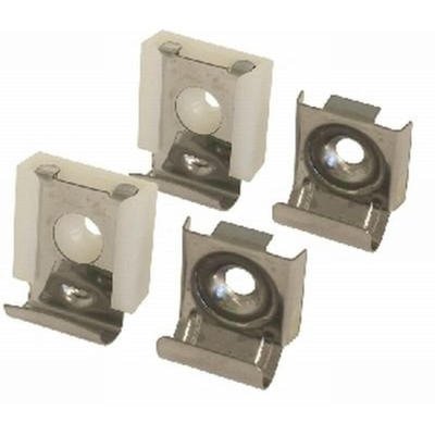 Royal Plaza Plena ensemble de pinces pour miroir 4 pièces modèle léger inox