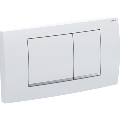 Plaque de commande Geberit Twinline commande frontale facile à nettoyer chrome mat