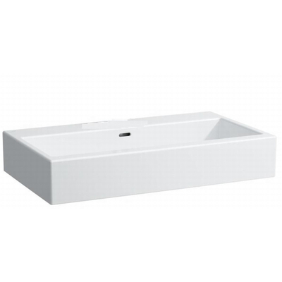 Laufen Living City lavabo 80x46x15,5cm sans trou de robinet avec trop-plein céramique blanc