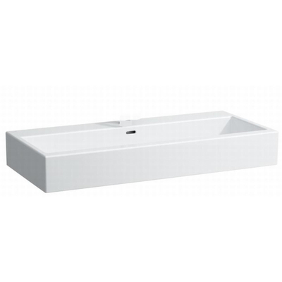 Laufen Living City Lavabo 100x46cm sans trou de robinet Blanc