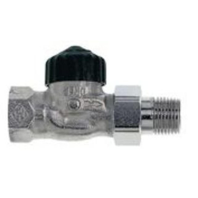 Heimeier Robinet d'arrêt thermostatique pour radiateur 1 1/4 droit Kvs 5,80 m3 h