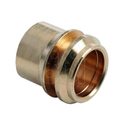Bonfix 1 delige verloopset 22x15 mm knel messing