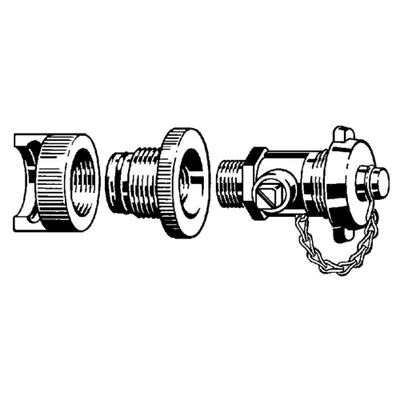 Viega Profipress bouchon de vidange 42mm laiton