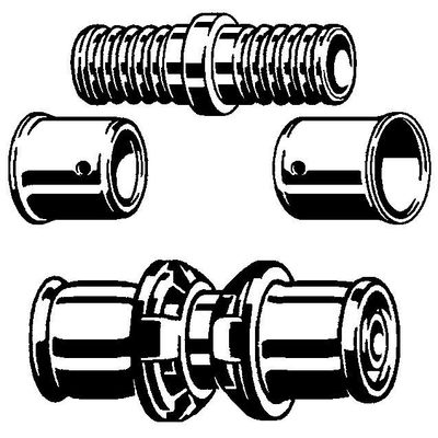 ViegaPexfitkoppeling40x32mm brons