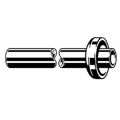 Viega buis en rozet voor uitlaatfitting 5/4x50cm chroom