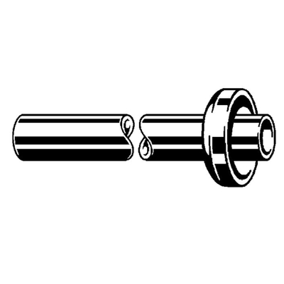 Viega tube et rosace pour garniture de sortie 5/4x50cm chrome