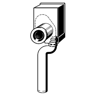 Viega siphon d'urinoir vertical