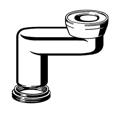 Viega manchon de décalage de vidage de WC plat 90mm