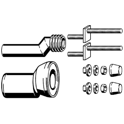 Viega Garniture de raccordement pour WC