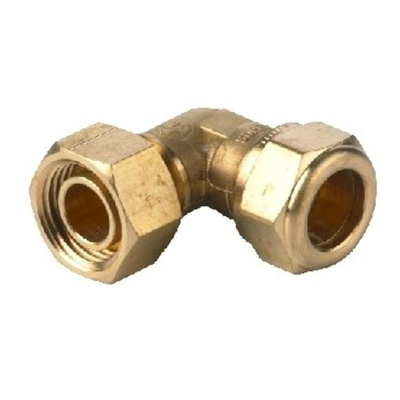 Vsh Raccord à compression encastré de rechange coude avec joint 1/2x15mm compression laiton