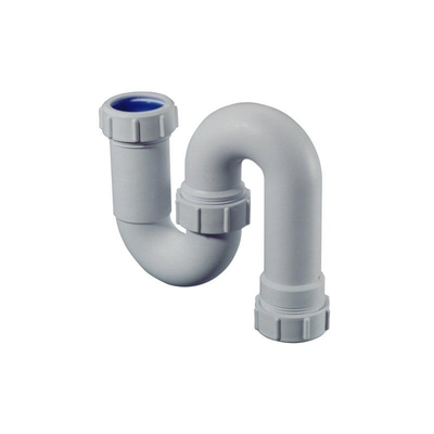 McAlpine Siphon de tube en plastique siphon de tube modèle S avec certification komo 6/4 x40mm