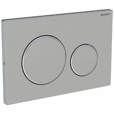 Geberit Sigma 20 Bouton de commande WC inox brossé/poli/brossé SECOND CHOIX