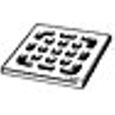 Viega Advantix grille pour siphon de douche 9.4x9.4x5cm inox