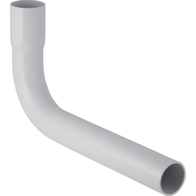 Geberit spoelbocht - voor verlenging buis of bocht - met lijmmof - 30x10cm - 44mm 90wit - wit